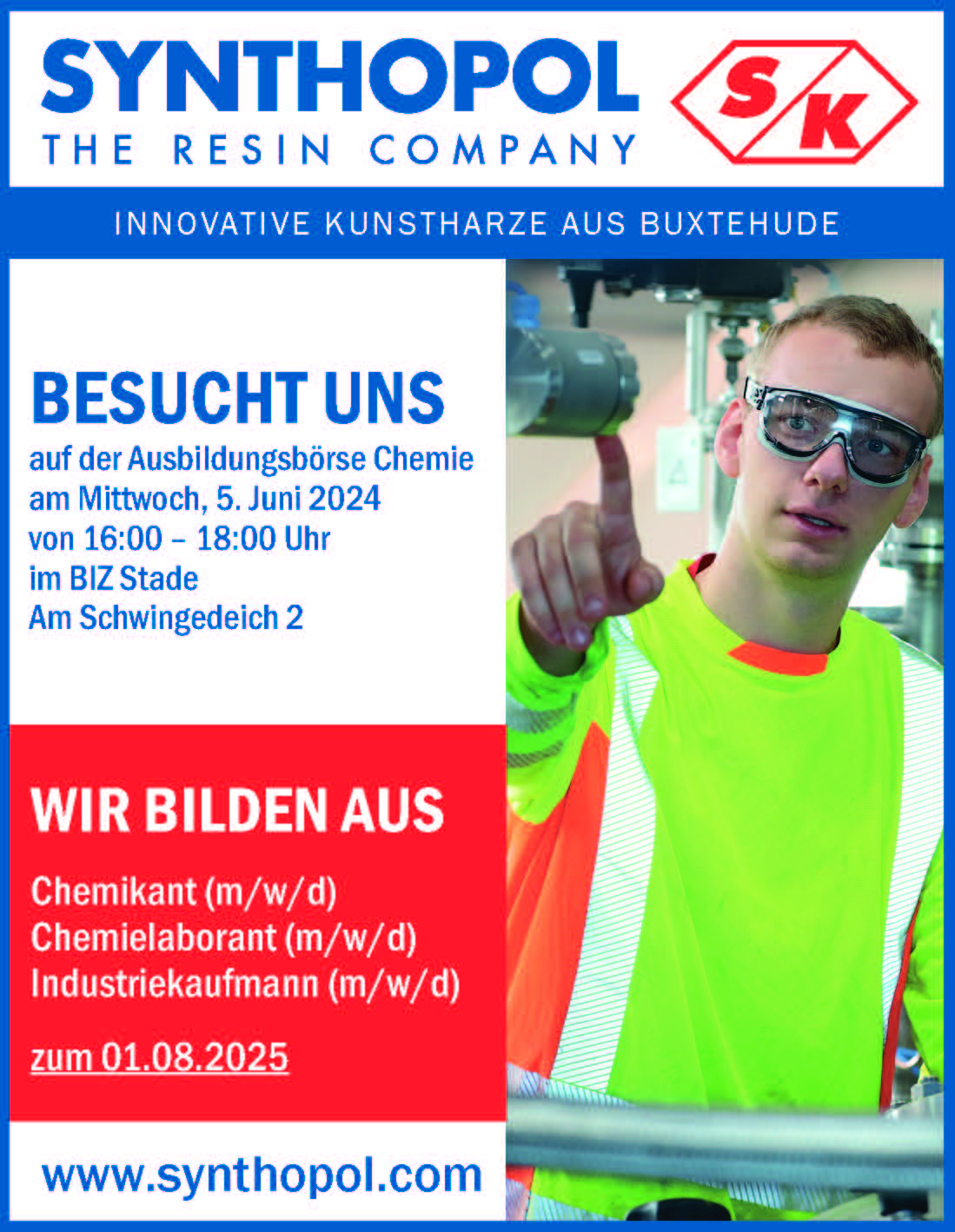 Ausbildungsbörse Chemie 2024